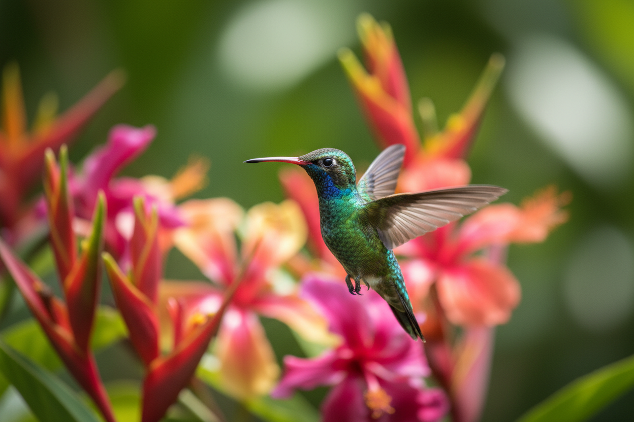 Hummingbird in Natural Habitat